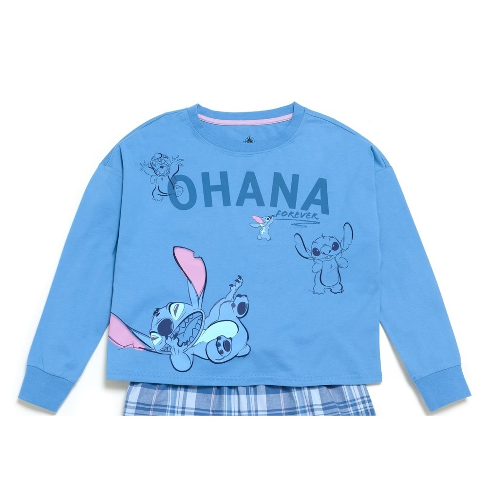 Disney Lilo‎ & Stitch Sweater Shirt Women Ohana Forever Graphic Size XS